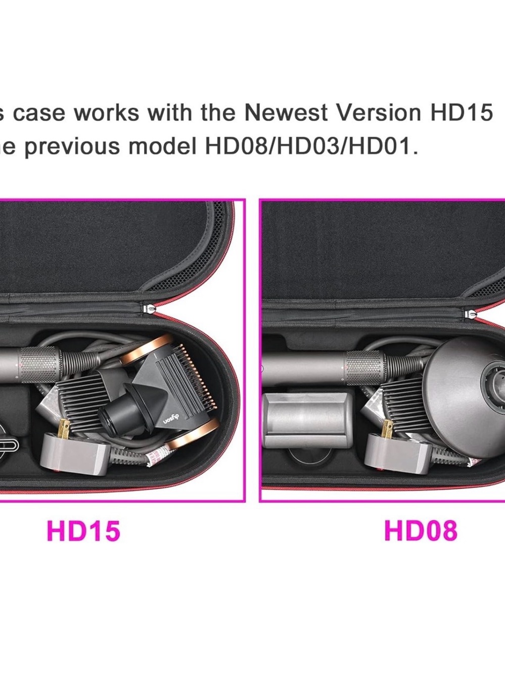 Brand New RLSOCO Hard Case for Dyson Supersonic Nural/Supersonic Hair Dryer - Picture 7 of 13